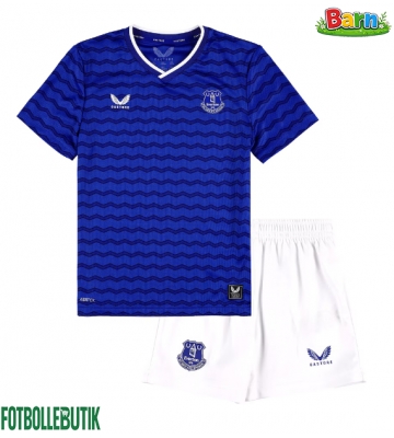 Everton Hemmaställ Barn 2025-26 Kortärmad (+ Korta byxor)